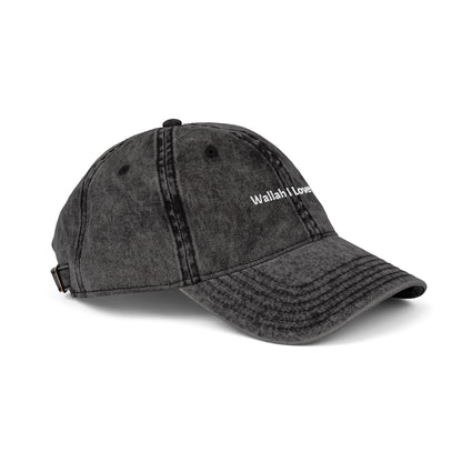 Wallah I Love You. Embroidered Vintage Cap.