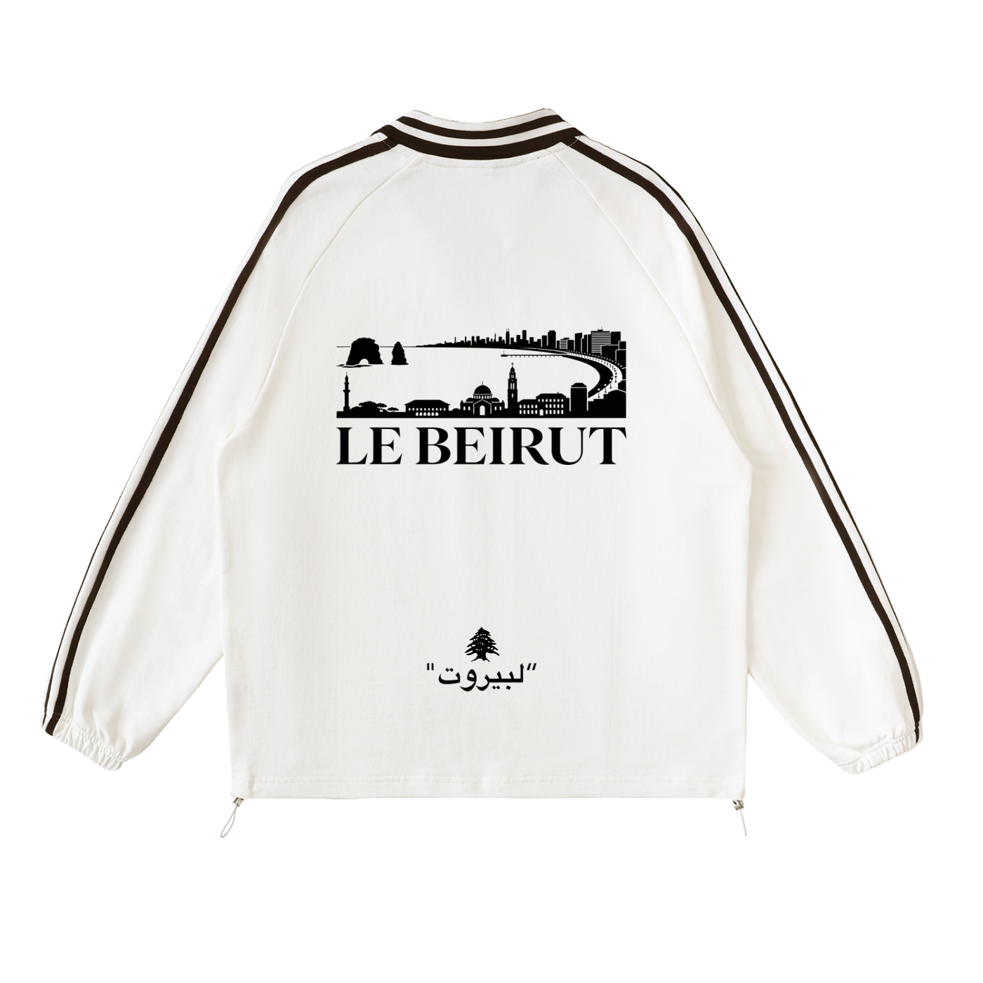 Le Beirut. Collar Sweatshirt.