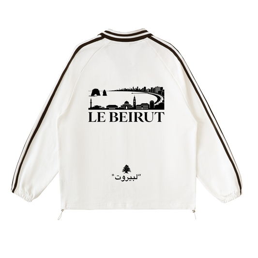 Le Beirut. Collar Sweatshirt.