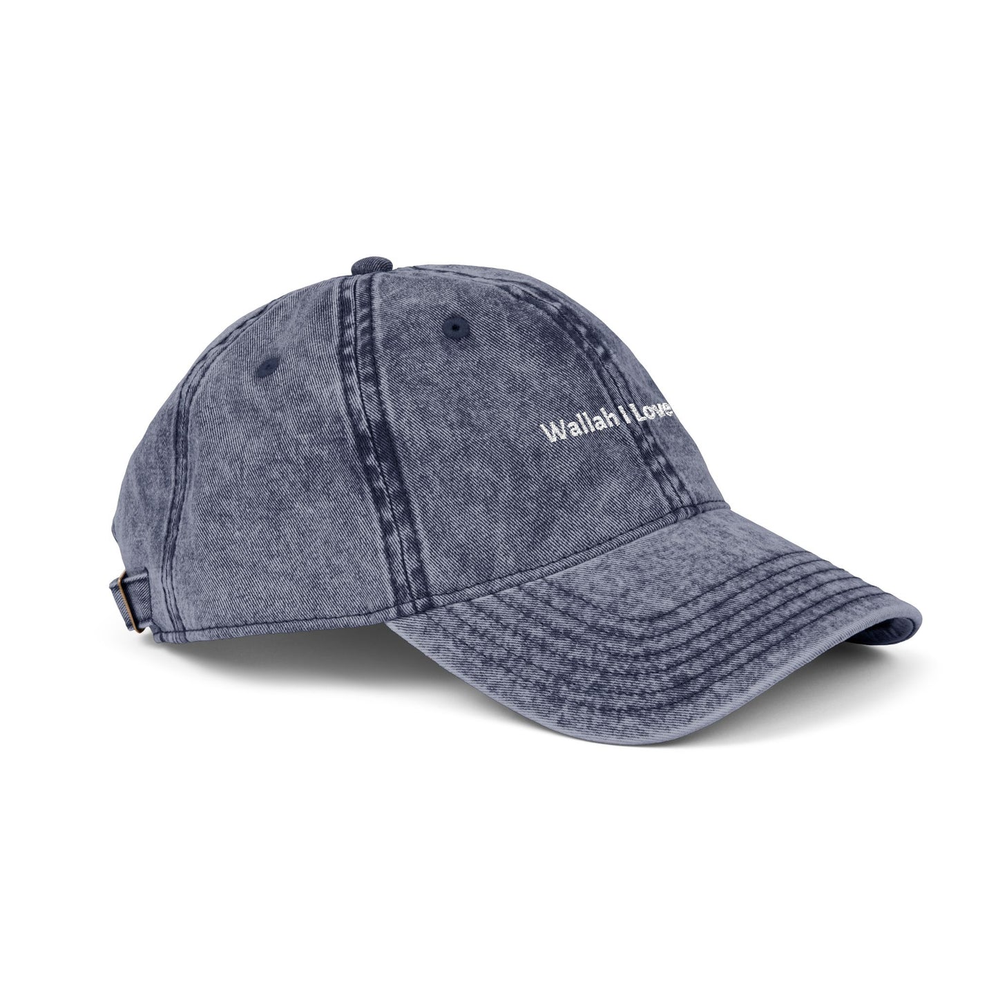 Wallah I Love You. Embroidered Vintage Cap.