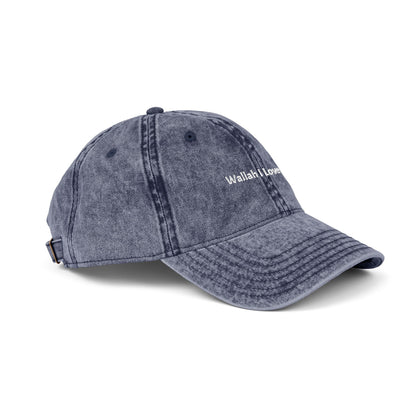 Wallah I Love You. Embroidered Vintage Cap.