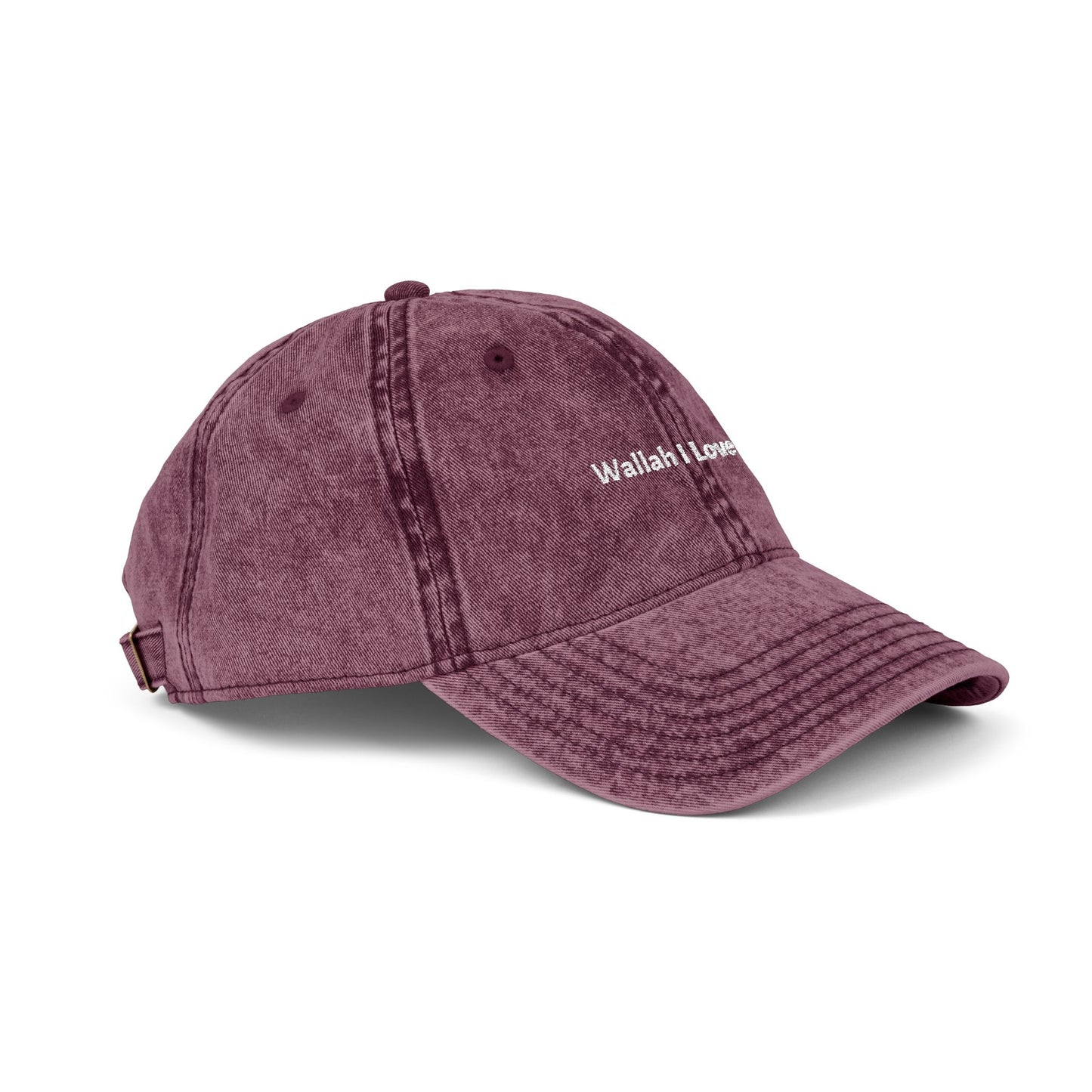 Wallah I Love You. Embroidered Vintage Cap.