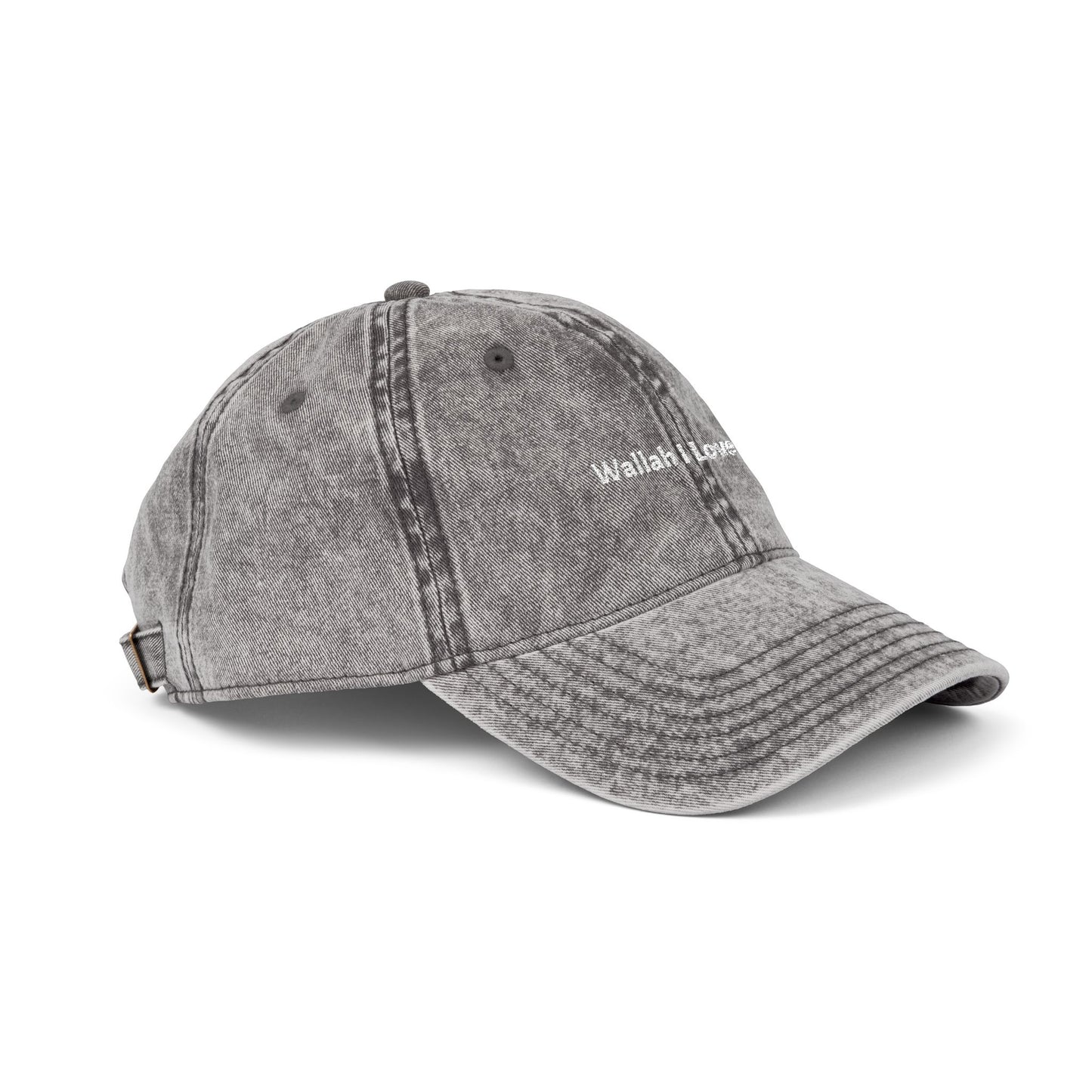 Wallah I Love You. Embroidered Vintage Cap.