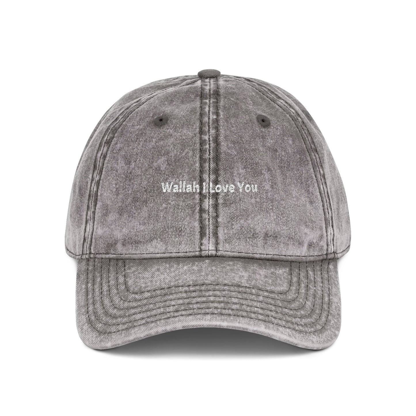 Wallah I Love You. Embroidered Vintage Cap.