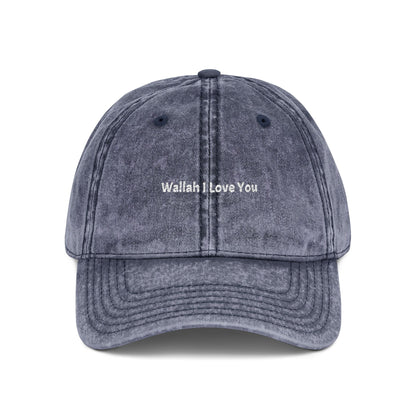 Wallah I Love You. Embroidered Vintage Cap.