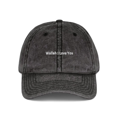 Wallah I Love You. Embroidered Vintage Cap.