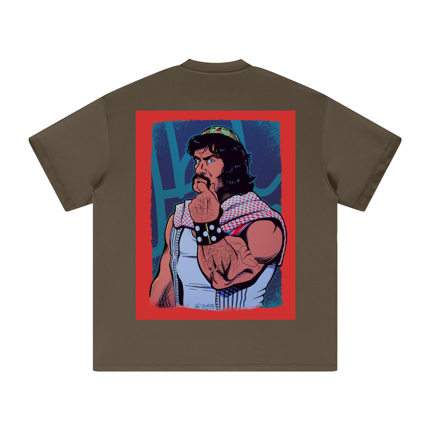ABU ANTAR. Heavyweight T-Shirt