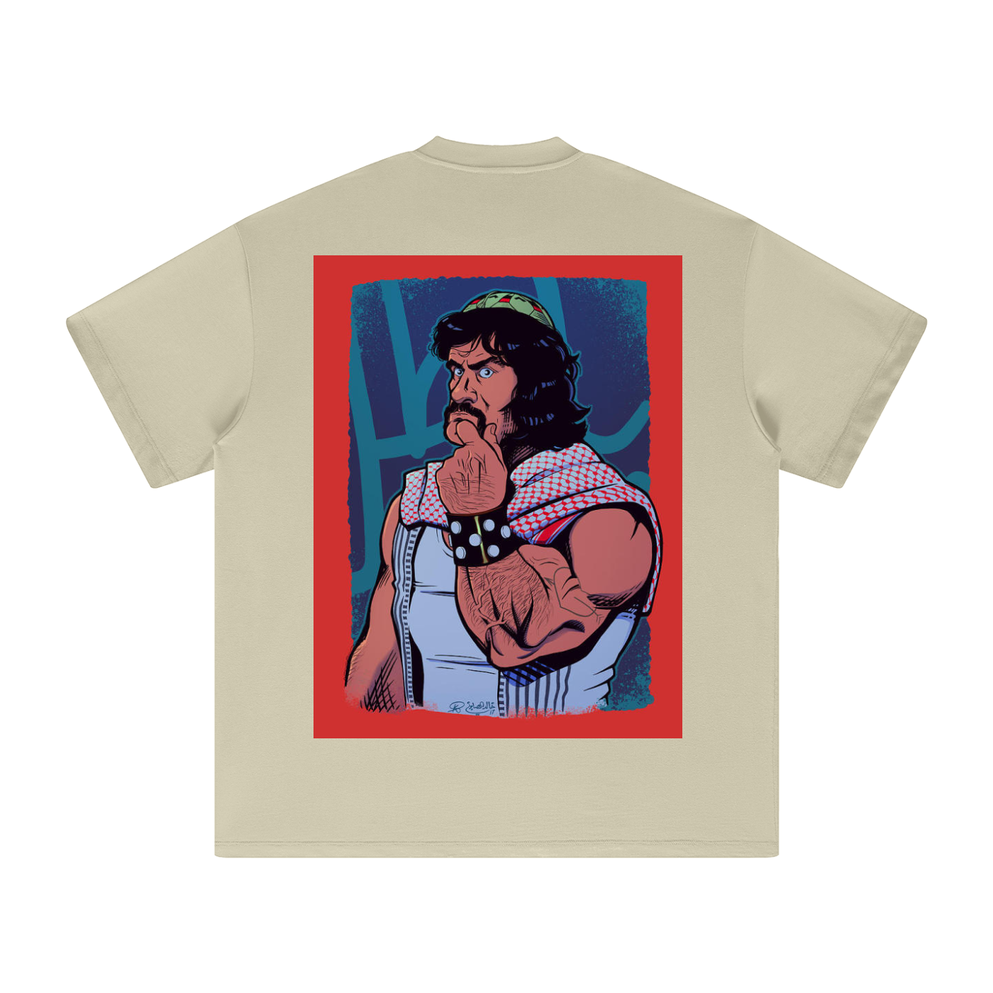 ABU ANTAR. Heavyweight T-Shirt