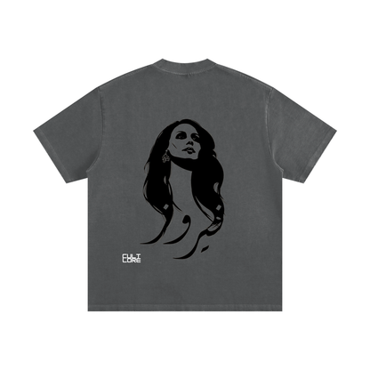 LE BEIRUT. Heavyweight Vintage Washed Frayed T-Shirt
