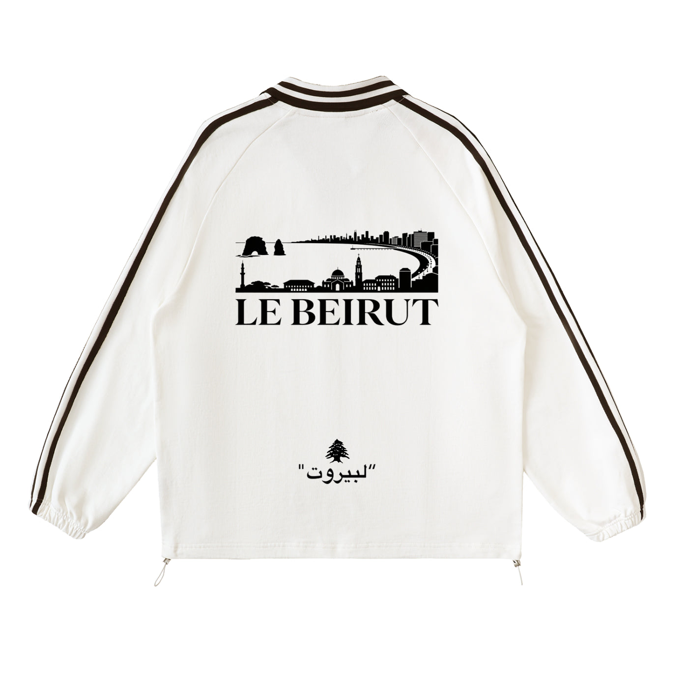 Le Beirut. Collar Sweatshirt.