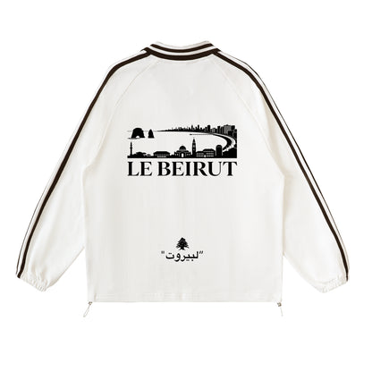 Le Beirut. Collar Sweatshirt.