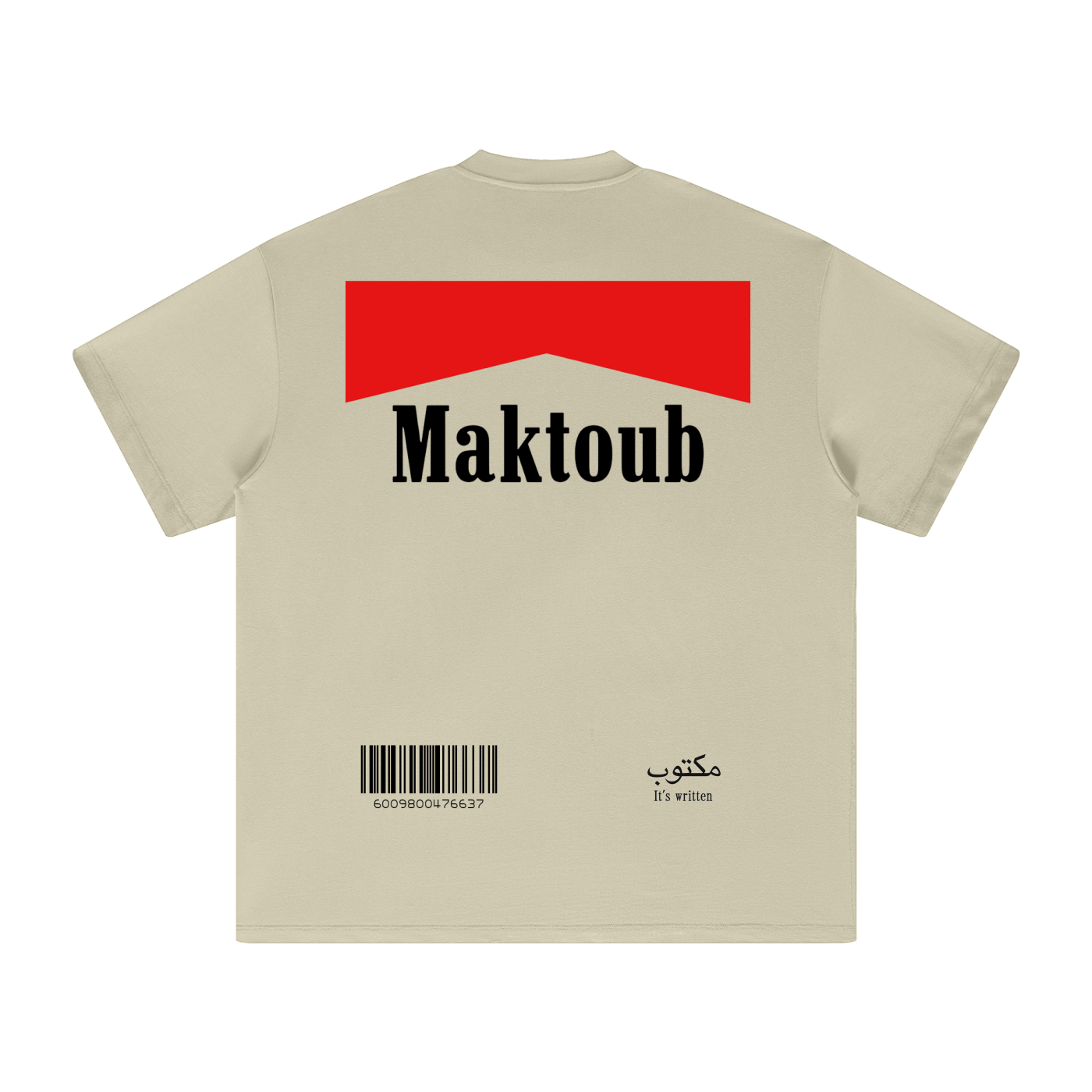 MAKTOUB. Heavyweight T-Shirt