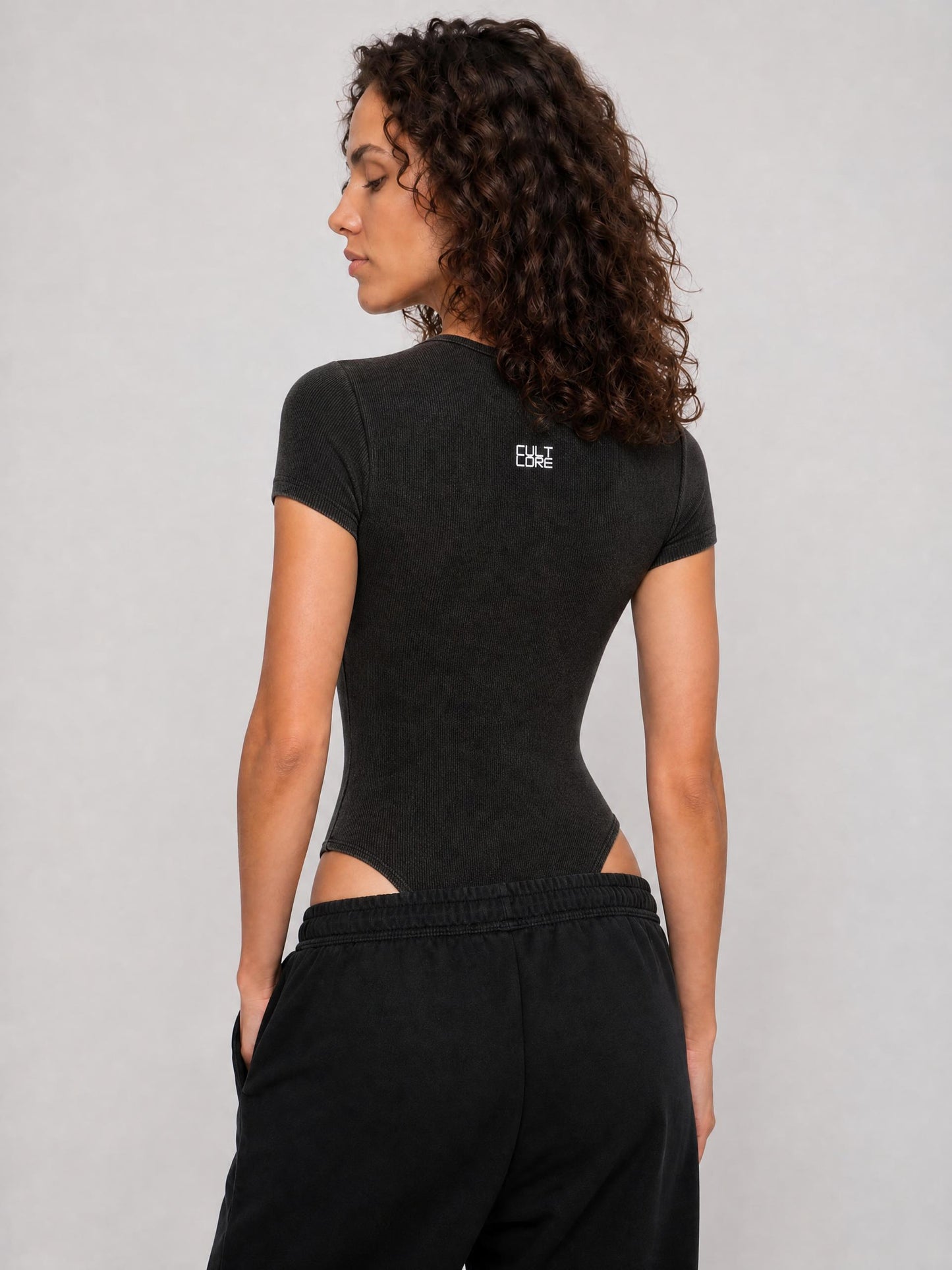 Le Beirut. Wash Crewneck Bodysuit.