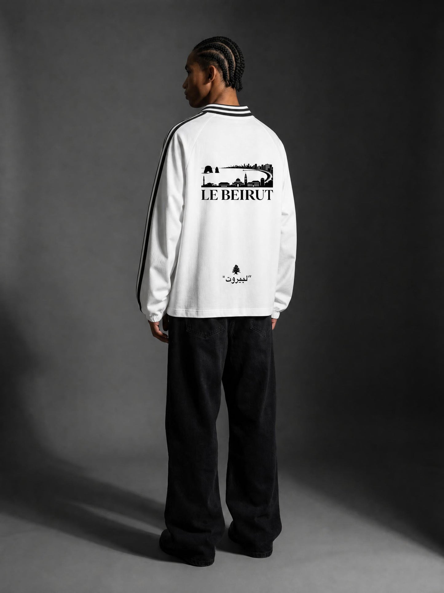 Le Beirut. Collar Sweatshirt.