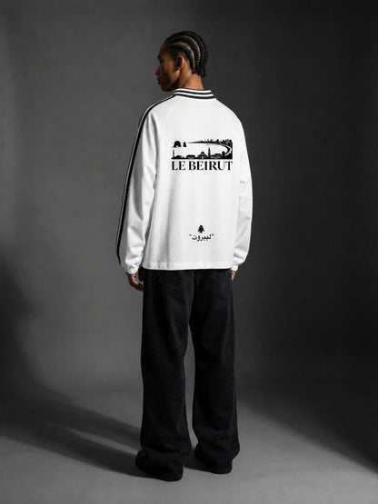 Le Beirut. Collar Sweatshirt.